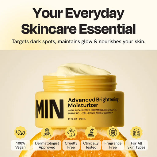 Gleamin Advanced Brightening Moisturizer Facial Moisturizer Antique White