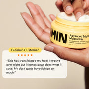 Gleamin Advanced Brightening Moisturizer Facial Moisturizer Wheat
