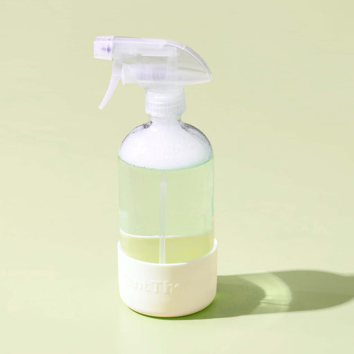 Plant Therapy Glass Spray Bottle with Chamomile Sleeve Household Light Gray Chamomile Sleeve