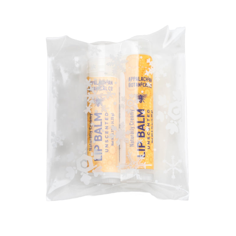 Appalachian Botanical Co. Naturally Creamy Lip Balm Lip care Lavender 2pk / Yellow