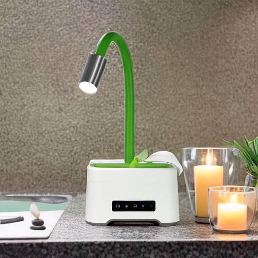 ZAQ Skin & Body ZAQ Lumin Aromatherapy Diffuser | Ultrasonic Mist, LED Lamp & Humidifier Diffusers Dim Gray Green,Orange