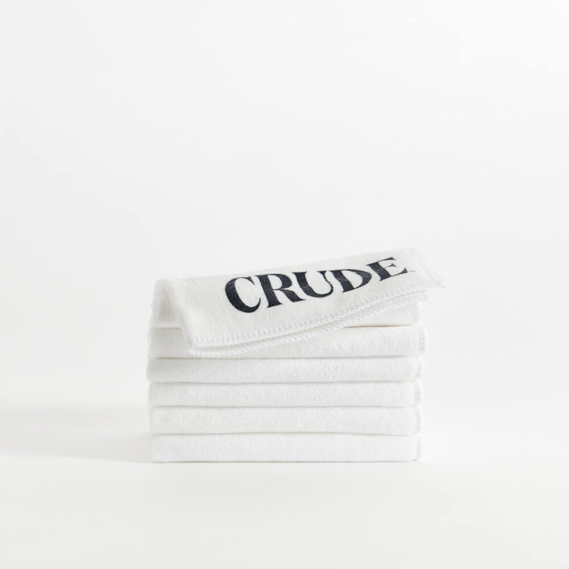 CRUDE Personal Care Pull cleansers White Smoke White - 6 Pack,White - 12 Pack,Gray - 6 Pack,Gray - 12 Pack,Disposable - 6 Pack