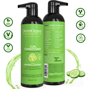 DermOrganic Official Shop Curl Conditioner Conditioners Yellow Green 16.9 fl oz (500ml)