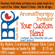 By Robin Creations Zero Waste Refillable Bamboo Aromatherapy Inhaler Aromatherapy White Smoke Custom Aromatherapy Blend