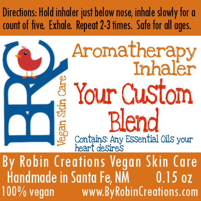By Robin Creations Zero Waste Refillable Bamboo Aromatherapy Inhaler Aromatherapy White Smoke Custom Aromatherapy Blend