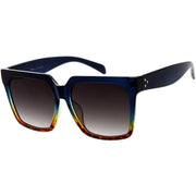 zeroUV Bold Euro Designer Inspired Fashion Oversize Square Sunglasses D009 Sunglasses White Smoke Blue Tortoise / Lavender,Black Tortoise / Lavender,Tortoise / Brown,Tortoise / Amber,Black / Smoke,Black / Lavender