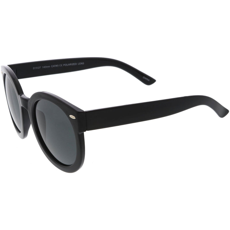 zeroUV Womens Designer Round Oversize Retro Fashion Sunglasses 8623 Sunglasses White Smoke Havana Green,Havana Amber,Black Lavender,Black Smoke,Blue Lavender,Nude Amber,Smoke Lavender,Block Tortoise Amber,White Smoke,Red Smoke,Tortoise  Brown,Black / Smoke (Polarized),Tortoise / Brown (Polarized),Clear / Clear