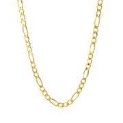 Bids.com 3.8mm 14k Yellow Gold Solid Figaro Chain Necklaces White Smoke 16 / Yellow Gold,18 / Yellow Gold,20 / Yellow Gold,22 / Yellow Gold,24 / Yellow Gold,30 / Yellow Gold
