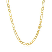 Bids.com 3.8mm 14k Yellow Gold Solid Figaro Chain Necklaces White Smoke 16 / Yellow Gold,18 / Yellow Gold,20 / Yellow Gold,22 / Yellow Gold,24 / Yellow Gold,30 / Yellow Gold