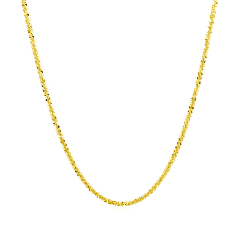 Bids.com 10k Yellow Gold Sparkle Chain 1.50 mm) Necklaces White Smoke 16 / Yellow Gold,18 / Yellow Gold,20 / Yellow Gold