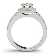 Bids.com 14k White Gold Halo Diamond Engagement Ring With Double Row Band (1 3/8 cttw) Rings White Smoke 3 / White Gold,3.5 / White Gold,4 / White Gold,4.5 / White Gold,5 / White Gold,5.5 / White Gold,6 / White Gold,6.5 / White Gold,7 / White Gold,7.5 / White Gold,8 / White Gold,8.5 / White Gold,9 / White Gold