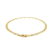 Bids.com 3.2mm 14k Yellow Gold Mariner Link Anklet Accessories White Smoke 10 / Yellow Gold