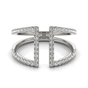 Bids.com 14k White Gold Open Style Dual Band Ring with Diamonds (1/2 cttw) Rings White Smoke 3 / White Gold,3.5 / White Gold,4 / White Gold,4.5 / White Gold,5 / White Gold,5.5 / White Gold,6 / White Gold,6.5 / White Gold,7 / White Gold,7.5 / White Gold,8 / White Gold,8.5 / White Gold,9 / White Gold