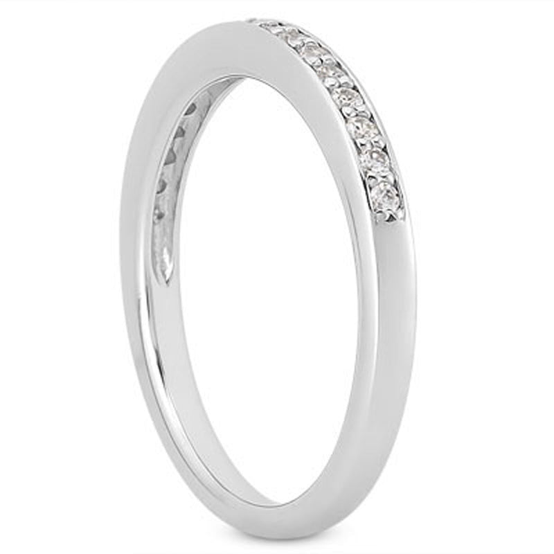 Bids.com 14k White Gold Micro-pave Flat Sided Diamond Wedding Ring Band Rings White Smoke 4 / White Gold,4.5 / White Gold,5 / White Gold,5.5 / White Gold,6 / White Gold,6.5 / White Gold,7 / White Gold,7.5 / White Gold,8 / White Gold,8.5 / White Gold,9 / White Gold