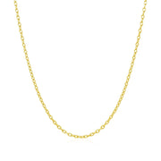 Bids.com 14k Yellow Gold Round Cable Link Chain 1.5mm Necklaces White Smoke 16 / Yellow Gold,17 / Yellow Gold,18 / Yellow Gold,20 / Yellow Gold