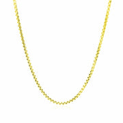 Bids.com 14k Yellow Gold Round Box Chain 1.7mm Necklaces White Smoke 16 / Yellow Gold,18 / Yellow Gold,20 / Yellow Gold,24 / Yellow Gold