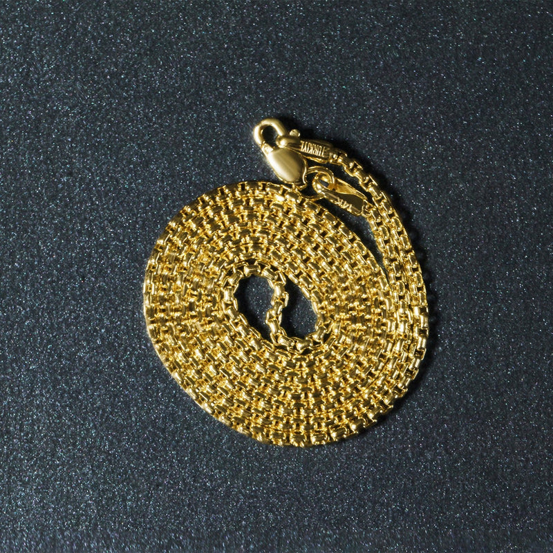 Bids.com 14k Yellow Gold Round Box Chain 1.7mm Necklaces Dark Slate Gray 16 / Yellow Gold,18 / Yellow Gold,20 / Yellow Gold,24 / Yellow Gold
