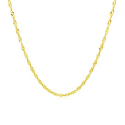 Bids.com 10k Yellow Gold Singapore Chain 1.5mm Necklaces White Smoke 16 / Yellow Gold,18 / Yellow Gold,20 / Yellow Gold,24 / Yellow Gold