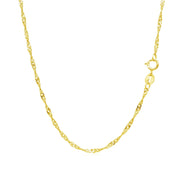 Bids.com 10k Yellow Gold Singapore Chain 1.5mm Necklaces White Smoke 16 / Yellow Gold,18 / Yellow Gold,20 / Yellow Gold,24 / Yellow Gold