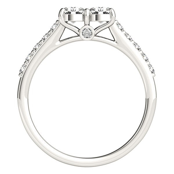 Bids.com 14k White Gold Round Two Stone Diamond Ring (3/4 cttw) Rings White Smoke 3 / White Gold,3.5 / White Gold,4 / White Gold,4.5 / White Gold,5 / White Gold,5.5 / White Gold,6 / White Gold,6.5 / White Gold,7 / White Gold,7.5 / White Gold,8 / White Gold,8.5 / White Gold,9 / White Gold