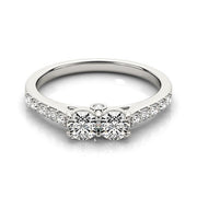 Bids.com 14k White Gold Round Two Stone Diamond Ring (3/4 cttw) Rings White Smoke 3 / White Gold,3.5 / White Gold,4 / White Gold,4.5 / White Gold,5 / White Gold,5.5 / White Gold,6 / White Gold,6.5 / White Gold,7 / White Gold,7.5 / White Gold,8 / White Gold,8.5 / White Gold,9 / White Gold