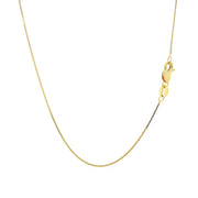 Bids.com 14k Yellow Gold Classic Box Chain 0.6mm Necklaces White Smoke 16 / Yellow Gold,17 / Yellow Gold,18 / Yellow Gold,20 / Yellow Gold,24 / Yellow Gold