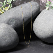 Bids.com 14k Yellow Gold Classic Box Chain 0.6mm Necklaces Black 16 / Yellow Gold,17 / Yellow Gold,18 / Yellow Gold,20 / Yellow Gold,24 / Yellow Gold