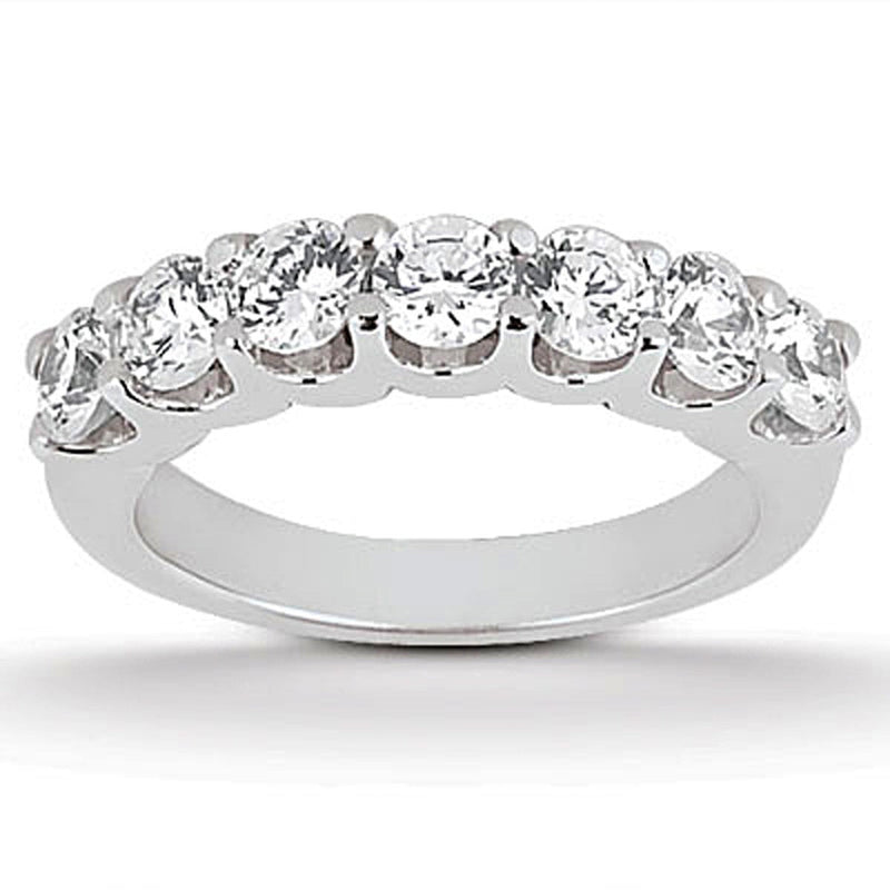 Bids.com 14k White Gold Diamond Scalloped Shared U Prong Setting Wedding Ring Band Rings White Smoke 4 / White Gold,4.5 / White Gold,5 / White Gold,5.5 / White Gold,6 / White Gold,6.5 / White Gold,7 / White Gold,7.5 / White Gold,8 / White Gold,8.5 / White Gold,9 / White Gold