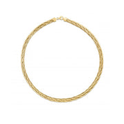 Bids.com 14k Yellow Gold Rapunzel Woven Necklace Necklaces White Smoke 18 / Yellow Gold