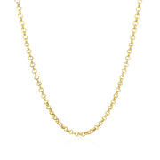 Bids.com 2.3mm 14k Yellow Gold Rolo Chain Necklaces White Smoke 16 / Yellow Gold,18 / Yellow Gold,20 / Yellow Gold,22 / Yellow Gold,24 / Yellow Gold,30 / Yellow Gold