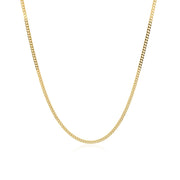 Bids.com 14k Yellow Gold Gourmette Chain 1.5mm Necklaces White Smoke 16 / Yellow Gold,18 / Yellow Gold,20 / Yellow Gold,24 / Yellow Gold