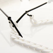 zeroUV Chunky 24" Fashion Sunglasses Chain Link D135 Chain White Smoke Black,Pink,Tortoise,White