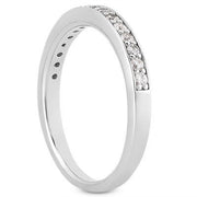 Bids.com 14k White Gold Pave Diamond Wedding Ring Band Set 1/2 Around Rings White Smoke 4 / White Gold,4.5 / White Gold,5 / White Gold,5.5 / White Gold,6 / White Gold,6.5 / White Gold,7 / White Gold,7.5 / White Gold,8 / White Gold,8.5 / White Gold,9 / White Gold