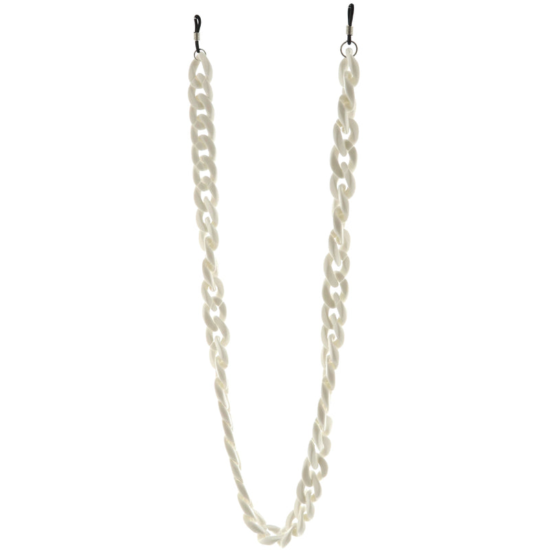 zeroUV Chunky 24" Fashion Sunglasses Chain Link D135 Chain White Smoke White