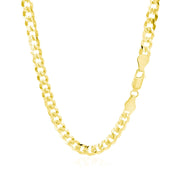 Bids.com 5.7mm 14k Yellow Gold Solid Curb Chain Necklaces White Smoke 20 / Yellow Gold,22 / Yellow Gold,24 / Yellow Gold,30 / Yellow Gold