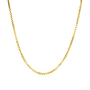 Bids.com 14k Yellow Gold Classic Box Chain 1.1mm Necklaces White Smoke 16 / Yellow Gold,18 / Yellow Gold,20 / Yellow Gold,22 / Yellow Gold,24 / Yellow Gold,30 / Yellow Gold