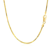 Bids.com 14k Yellow Gold Classic Box Chain 1.1mm Necklaces White Smoke 16 / Yellow Gold,18 / Yellow Gold,20 / Yellow Gold,22 / Yellow Gold,24 / Yellow Gold,30 / Yellow Gold
