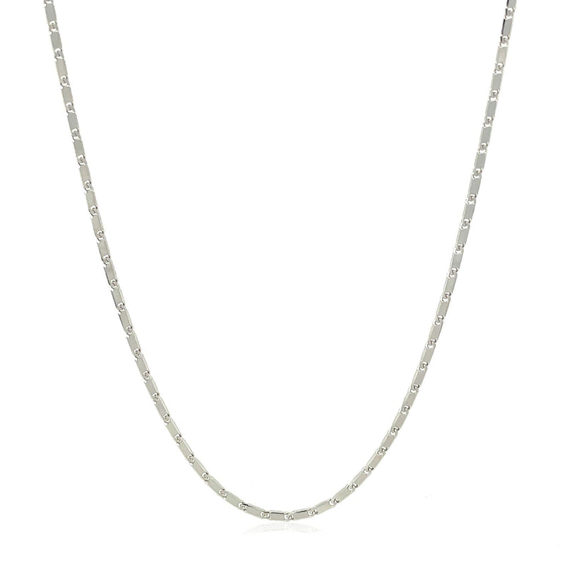 Bids.com 14k White Gold Lumina Pendant Chain 1.0mm Necklaces White Smoke 16 / White Gold,18 / White Gold,20 / White Gold