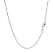 Bids.com 14k White Gold Lumina Pendant Chain 1.0mm Necklaces White Smoke 16 / White Gold,18 / White Gold,20 / White Gold