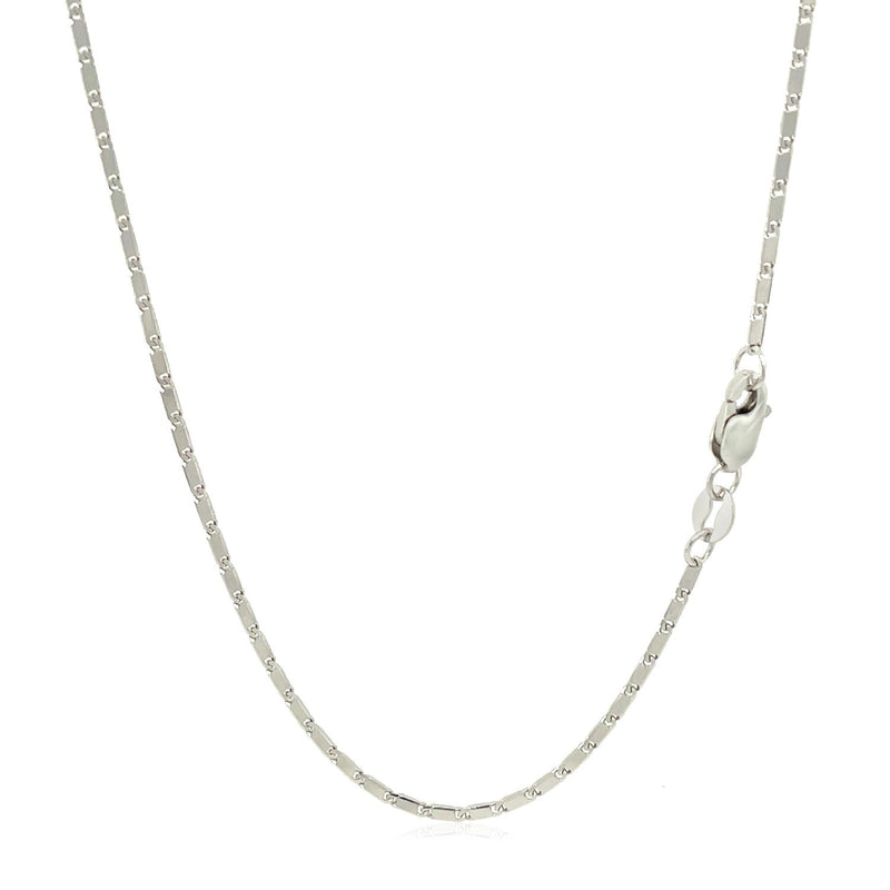 Bids.com 14k White Gold Lumina Pendant Chain 1.0mm Necklaces White Smoke 16 / White Gold,18 / White Gold,20 / White Gold