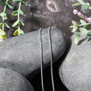 Bids.com 14k White Gold Franco Chain 1.2mm Necklaces Dark Gray 16 / White Gold,18 / White Gold,20 / White Gold,24 / White Gold