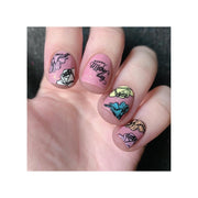 UberChic Beauty Mom Mode Stamping Plate Rosy Brown