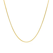 Bids.com 14k Yellow Gold Round Snake Chain 0.9mm Necklaces White Smoke 16 / Yellow Gold,18 / Yellow Gold,20 / Yellow Gold,24 / Yellow Gold,Default Title / Yellow Gold