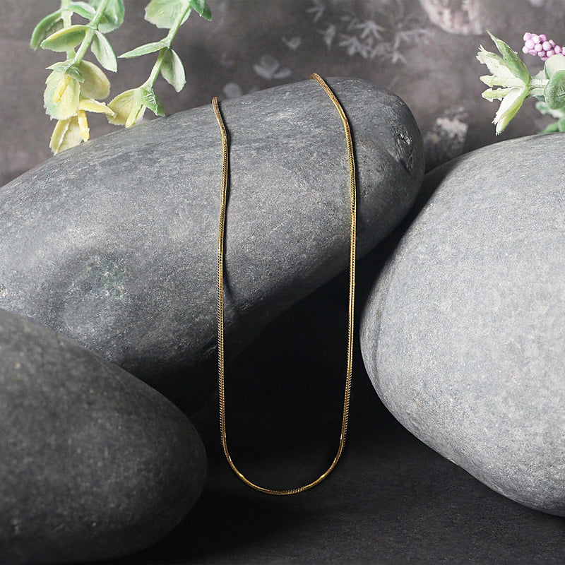 Bids.com 14k Yellow Gold Round Snake Chain 0.9mm Necklaces Gray 16 / Yellow Gold,18 / Yellow Gold,20 / Yellow Gold,24 / Yellow Gold,Default Title / Yellow Gold