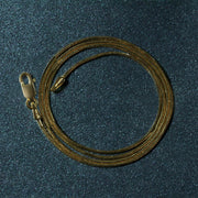 Bids.com 14k Yellow Gold Round Snake Chain 0.9mm Necklaces Dark Slate Gray 16 / Yellow Gold,18 / Yellow Gold,20 / Yellow Gold,24 / Yellow Gold,Default Title / Yellow Gold