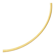 Bids.com 4.0mm 14k Two Tone Gold Reversible Omega Necklace Necklaces White Smoke 16 / Two-Tone Gold,17 / Two-Tone Gold,18 / Two-Tone Gold,20 / Two-Tone Gold
