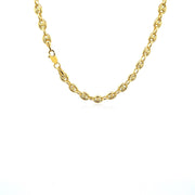 Bids.com 4.7mm 14k Yellow Gold Puffed Mariner Link Chain Necklaces White Smoke 18 / Yellow Gold,20 / Yellow Gold,24 / Yellow Gold