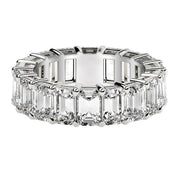 Bids.com Emerald Cut Lab Grown Diamond Eternity Ring in 14k White Gold (8 cttw FG/VS2) Rings White Smoke 4 / White Gold,4.5 / White Gold,5 / White Gold,5.5 / White Gold,6 / White Gold,6.5 / White Gold,7 / White Gold,7.5 / White Gold,8 / White Gold,8.5 / White Gold,9 / White Gold