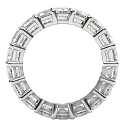 Bids.com Emerald Cut Lab Grown Diamond Eternity Ring in 14k White Gold (8 cttw FG/VS2) Rings White Smoke 4 / White Gold,4.5 / White Gold,5 / White Gold,5.5 / White Gold,6 / White Gold,6.5 / White Gold,7 / White Gold,7.5 / White Gold,8 / White Gold,8.5 / White Gold,9 / White Gold