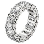 Bids.com Emerald Cut Lab Grown Diamond Eternity Ring in 14k White Gold (8 cttw FG/VS2) Rings White Smoke 4 / White Gold,4.5 / White Gold,5 / White Gold,5.5 / White Gold,6 / White Gold,6.5 / White Gold,7 / White Gold,7.5 / White Gold,8 / White Gold,8.5 / White Gold,9 / White Gold
